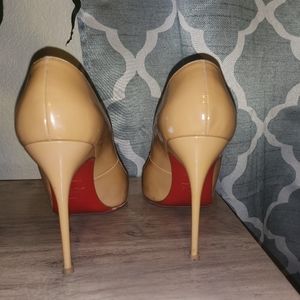 Christian Louboutin Maduissima 100MM Camel Patent - 39